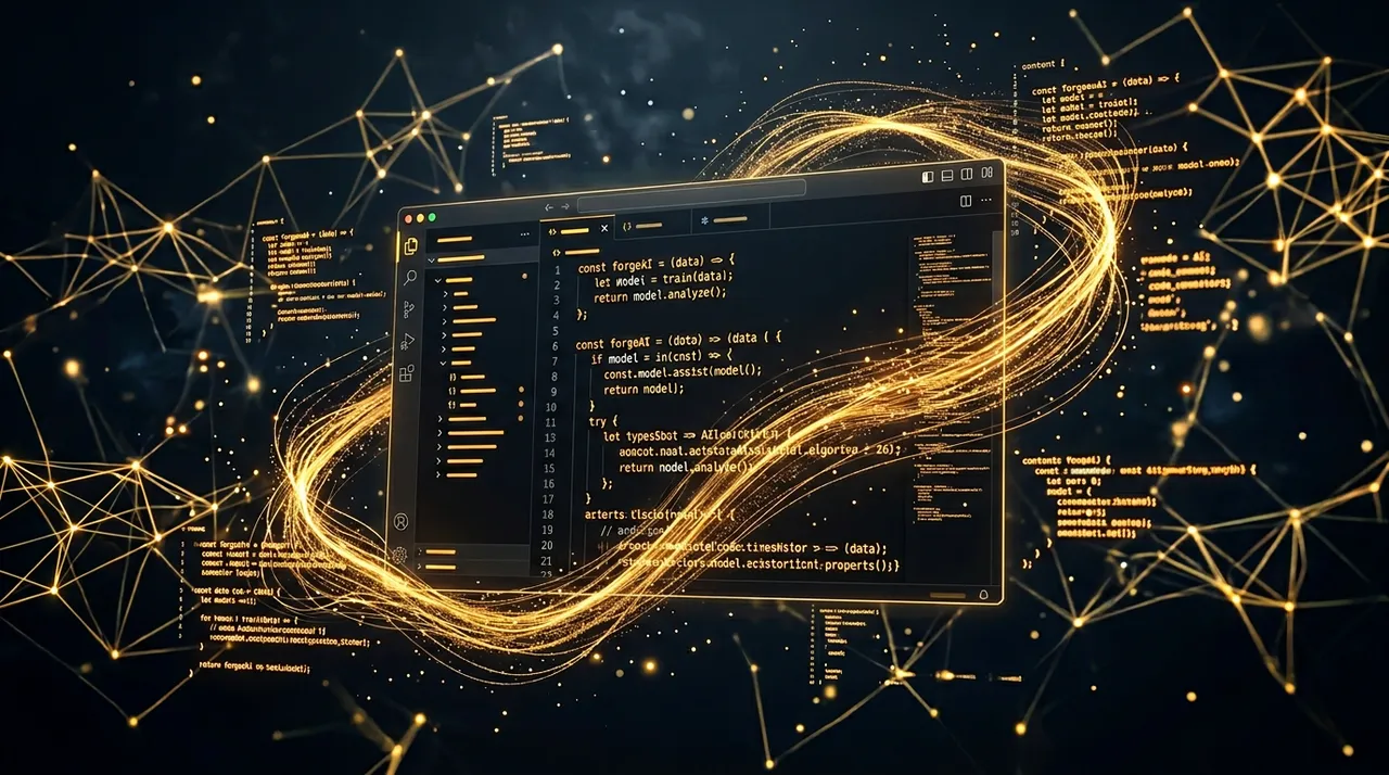 Forge IDE — editor and browser audit in one workspace